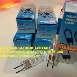 Lampu Halogen 12V 30W Osram 64261 Microscope Halogen Lamp